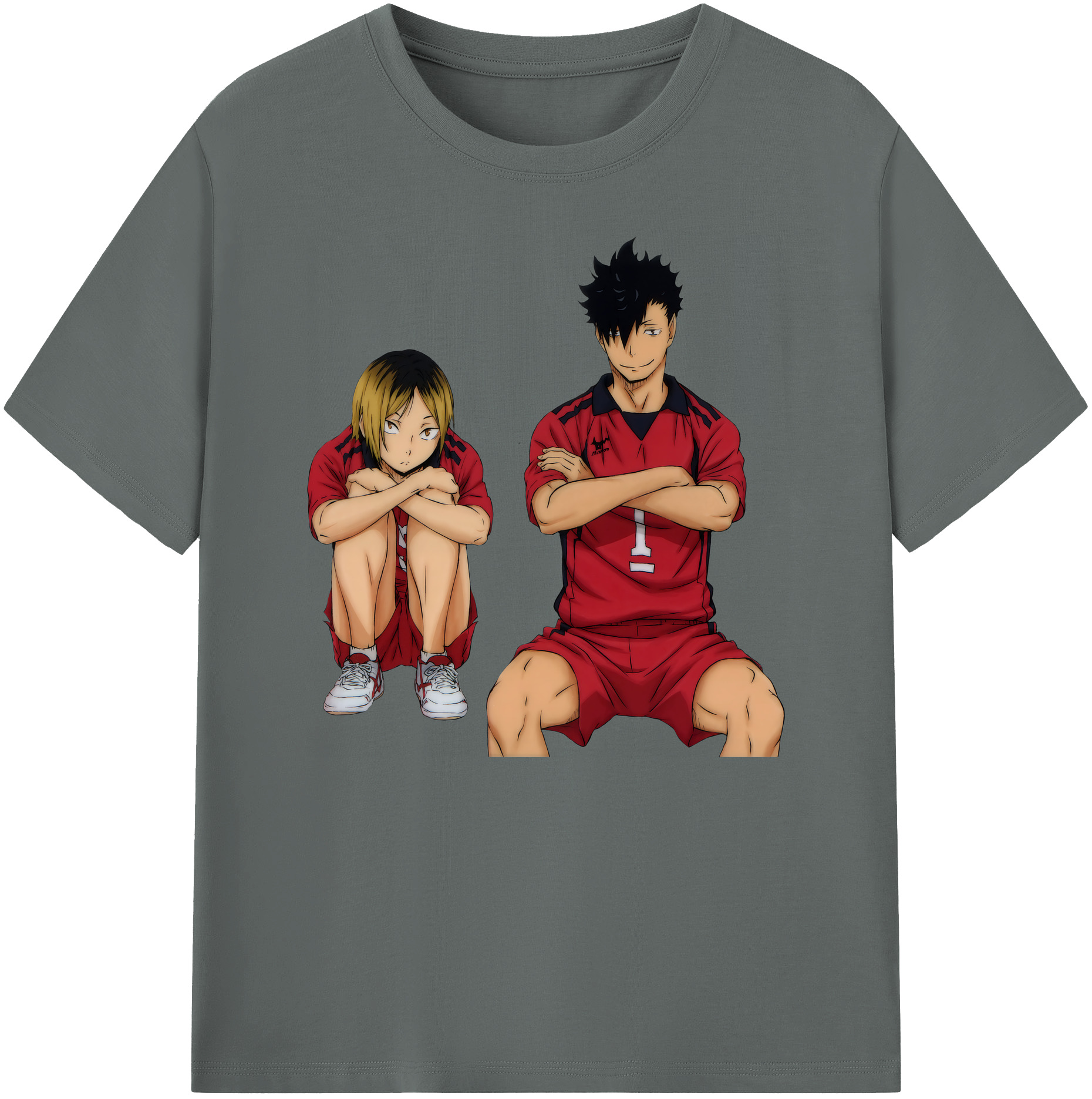 （画像用） ハイキュー!! Haikyu!! 綿100％ メンズ半袖Tシャツ｜肌触りやわらか＆通気性